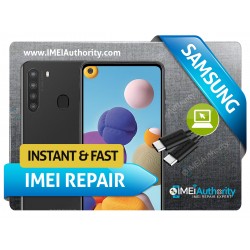 SAMSUNG A21 A215 REMOTE BAD IMEI BLACKLISTED REPAIR FIX INSTANT